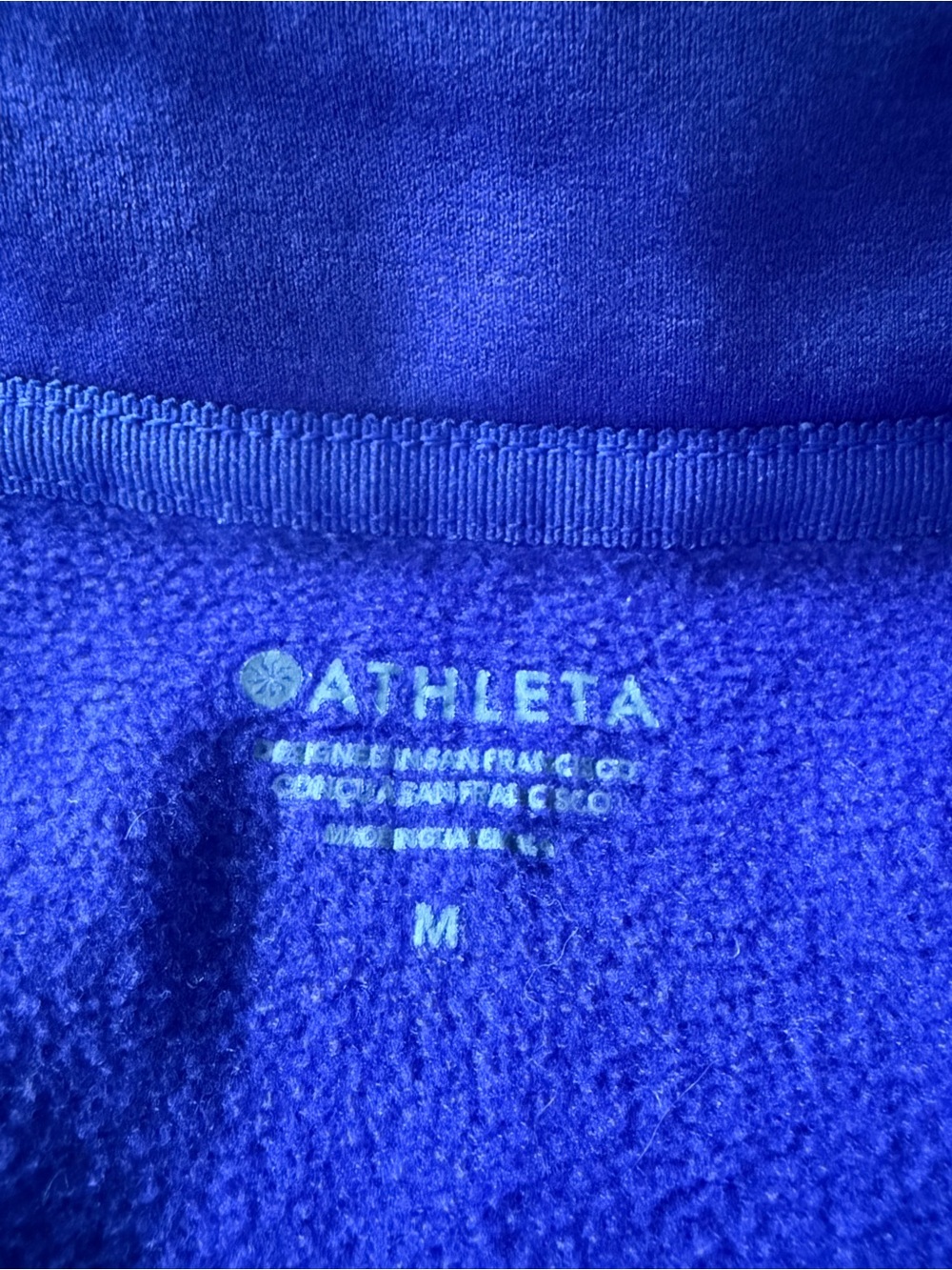 Athleta women’s zip up Pullover - purple - Picture 3 of 6